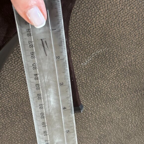 Yves Saint Laurent (YSL) Tribute Brown Suede Pumps - Picture 6 of 12